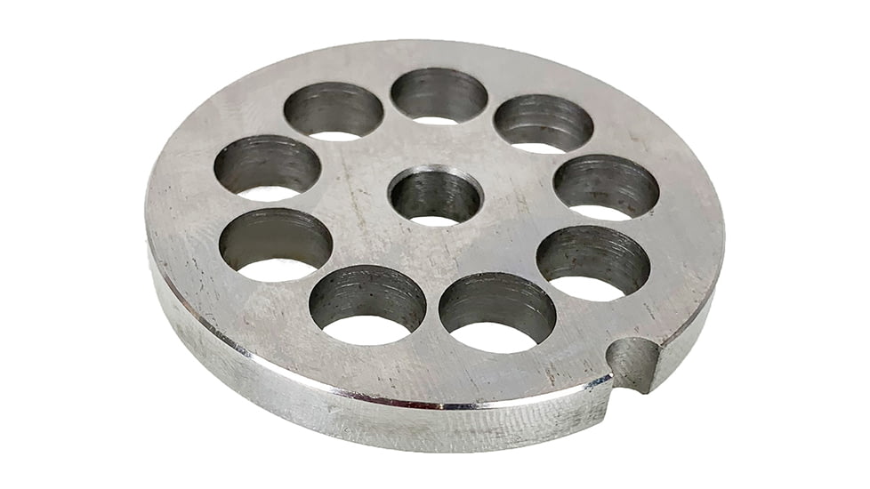 LEM Products #5 Grinder Plate - 3/8in Hole Size, Salvinox SS, 464BSS-SAL