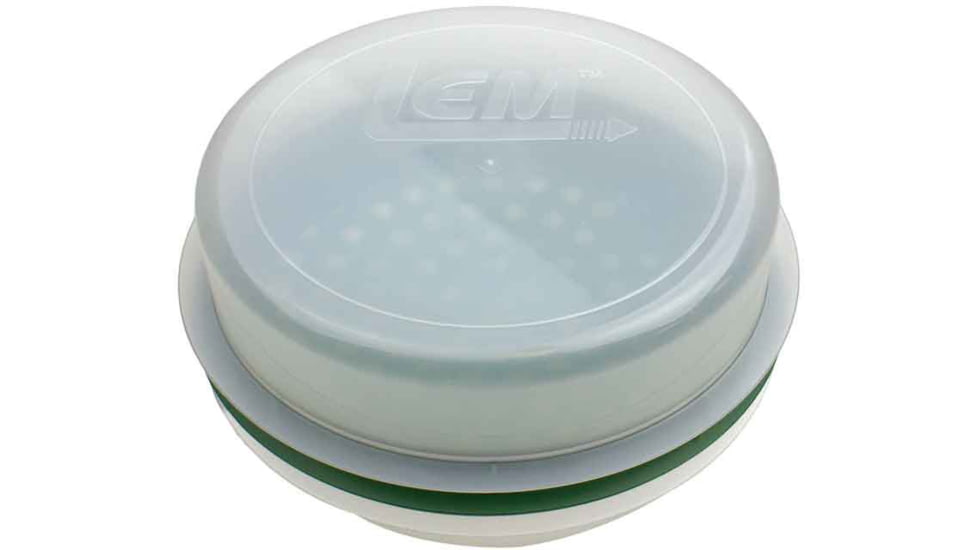 LEM Products Batter Bowl, Clear/Green, 1265