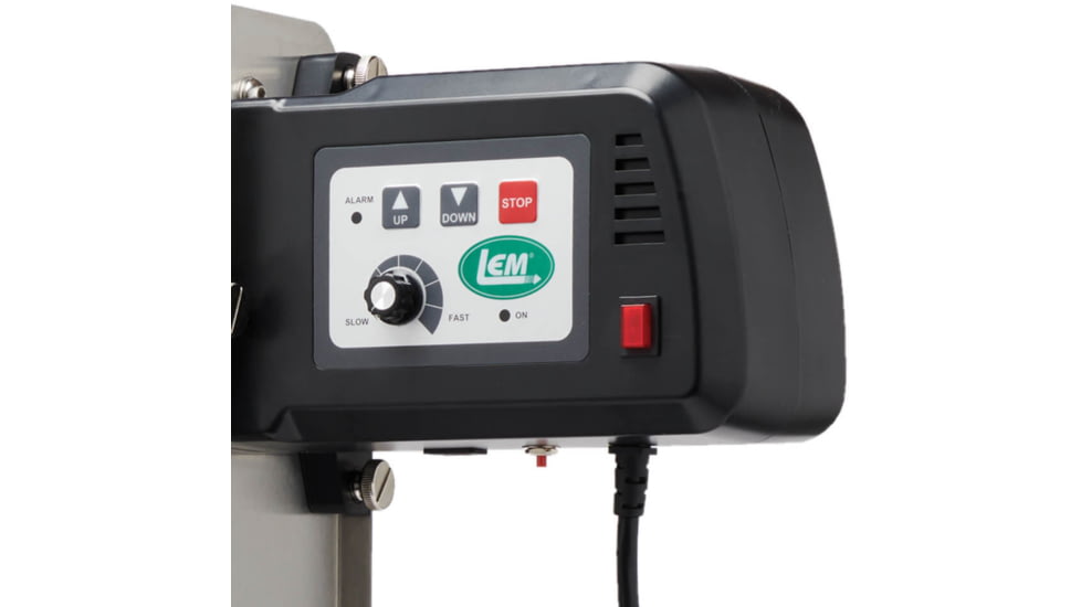 LEM Products Big Bite 20lb Motorized Stuffer w/Motor and 4 Stainless Steel Tubes, Stainless, 1219