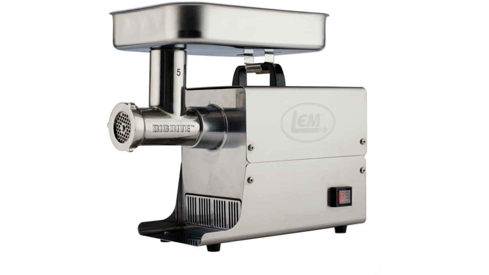 LEM Products Big Bite #5 0.35HP Stainless Steel Electric Grinder, Stainless, 17771