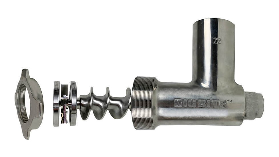 LEM Products Big Bite Dual Grind Attachment for #8/12, Green/Stainless, 1472