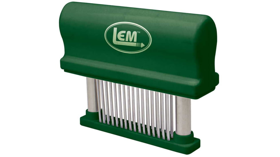 LEM Products Hand Held Tenderizer With 48 Blades, Green/Stainless, 1263