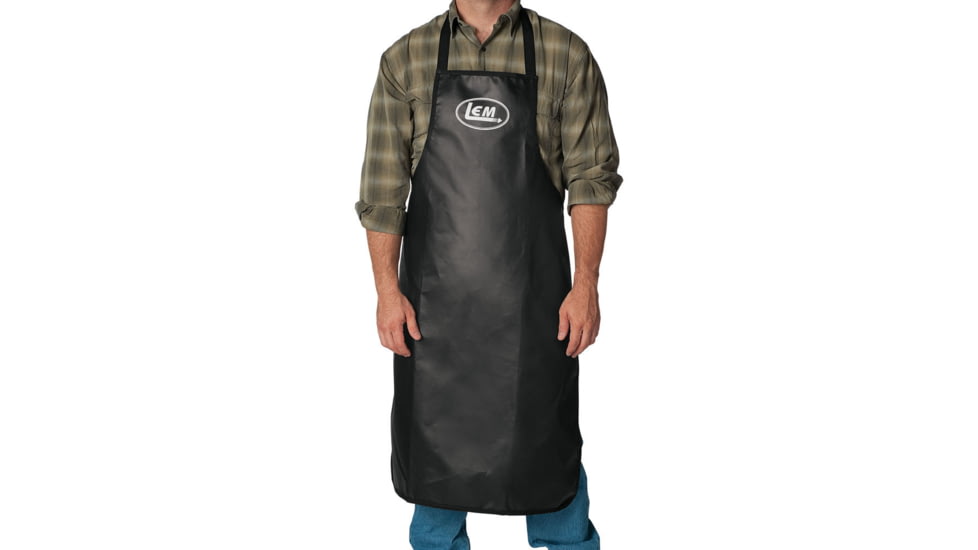 LEM Products Heavy Duty Vinyl Apron, Black, 431
