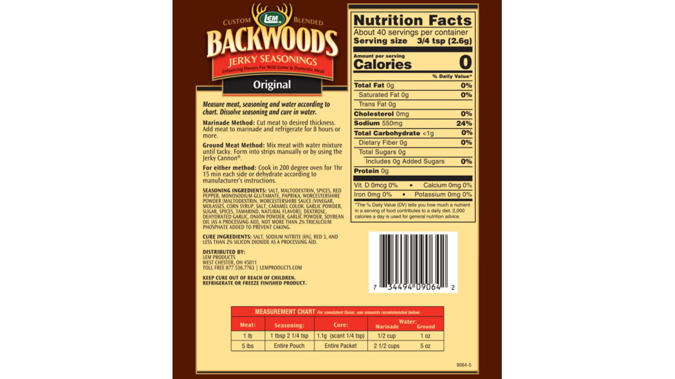 LEM Products Jerky Gun, Ckear/ Black, 555