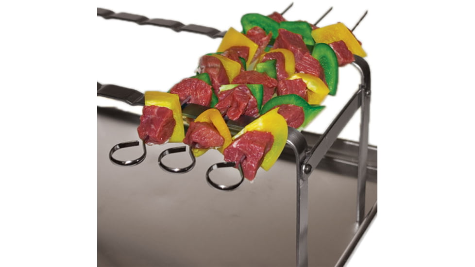 LEM Products Jerky Hanger With 9 Skewers and Seasoning, Stainless, 735