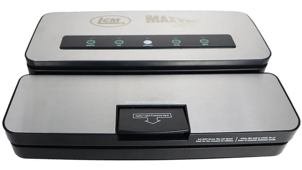 LEM Products Maxvac 250 Vacuum Sealer, Black/Stainless, 1393