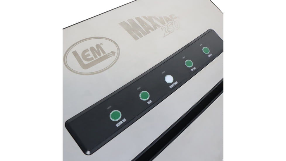 LEM Products Maxvac 250 Vacuum Sealer, Black/Stainless, 1393