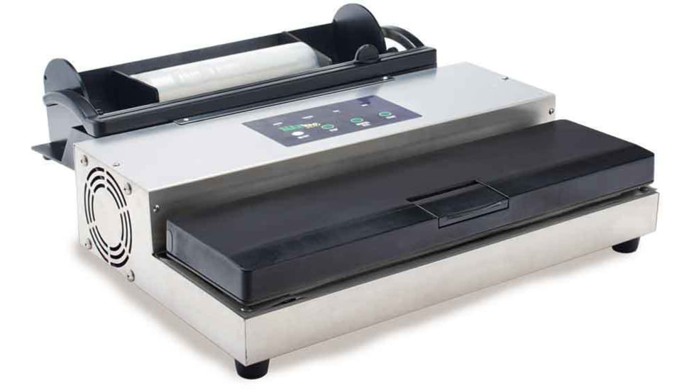LEM Products Maxvac 500 Vacuum Sealer w/ Bag Holder and Cutter, Stainless/Black, 1253