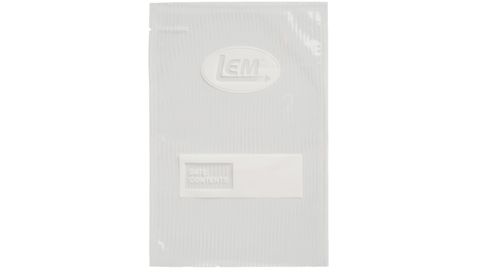LEM Products Maxvac Pint Vacuum Bags 6x9in, 28 Count, Clear, 1386