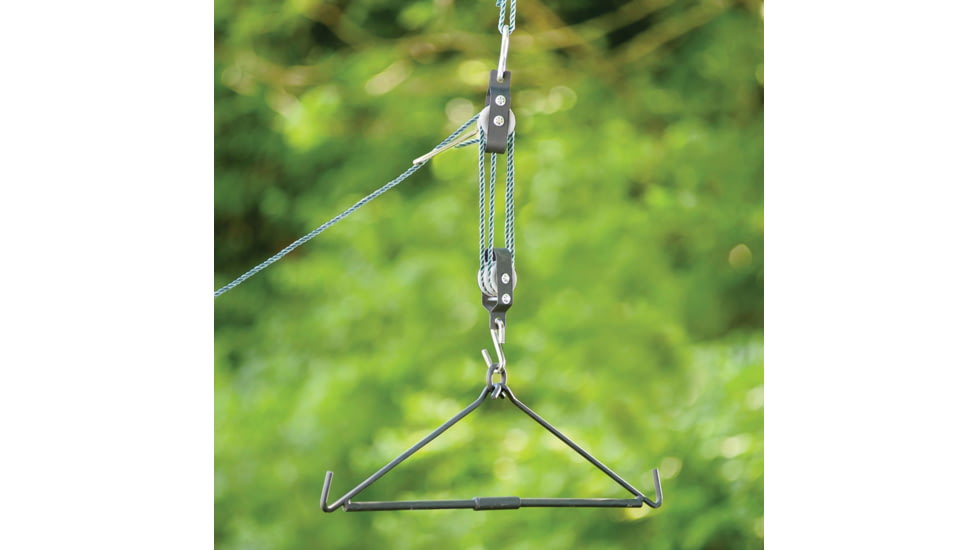 LEM Products Rope Hoist and Collapsible Gambrel, Black, 338