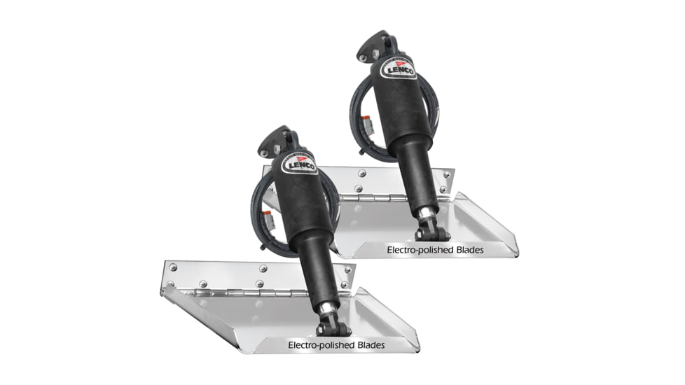 Lenco Marine x 14&quot; Standard Performance Trim Tab Kit w/o Switch Kit 12V 18&quot; 29265
