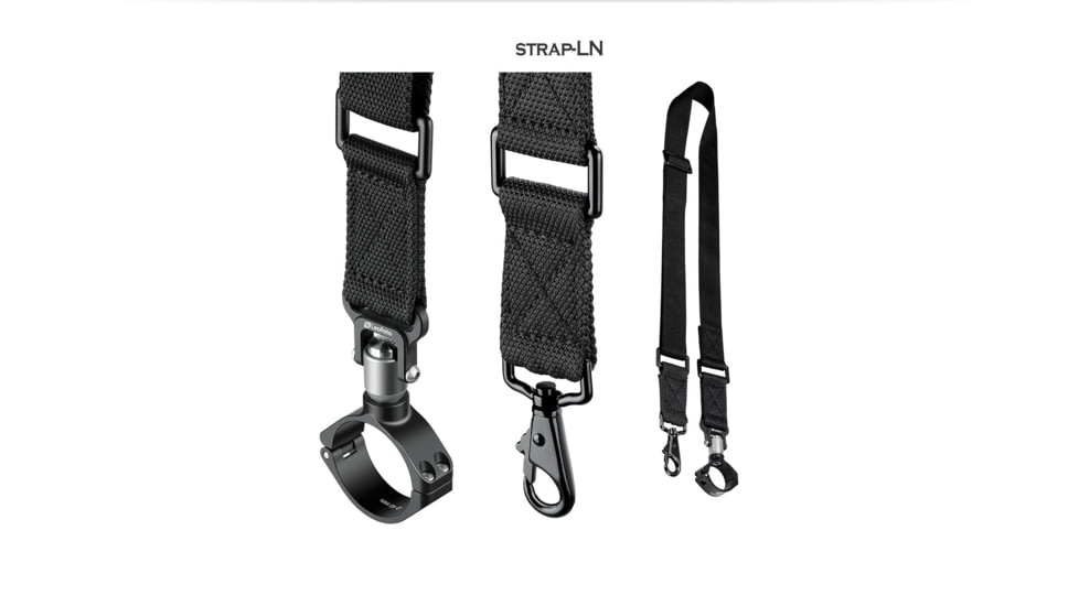 Leofoto 40LN Push Button Quick Detach Modular Tripod Strap, Black, Strap-40LN