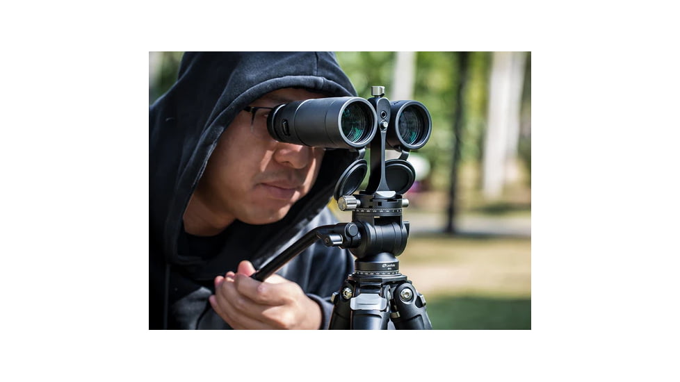 Leofoto BC-03 Hands Free Modular Binoculars Adapter, Arca Tripod Mount, Black, BC-03