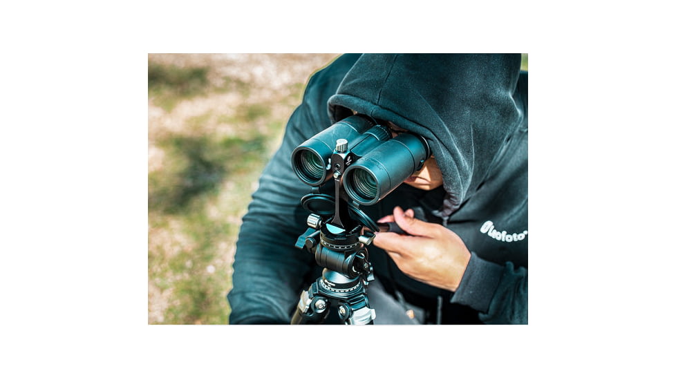 Leofoto BC-03 Hands Free Modular Binoculars Adapter, Tripod Mount Arca Compatible, Black, BC-03