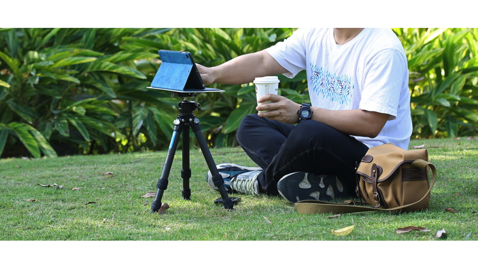 Leofoto LCH-1 Folding Portable Mini Tray/ Table, 1/4 Mounting, Black, LCH-1