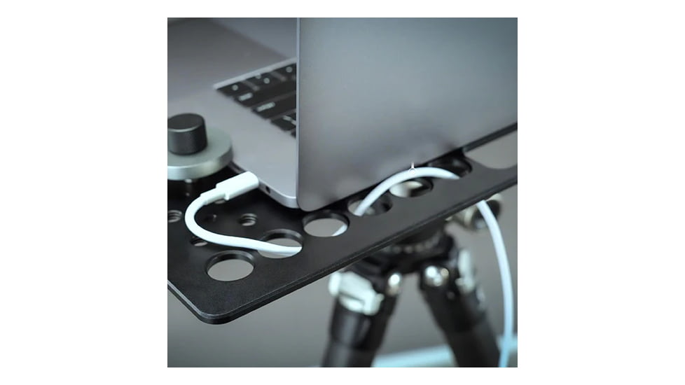 Leofoto LCH-3 Ultimate Laptop Tray, 1/4 and 3/8, Black, LCH-3