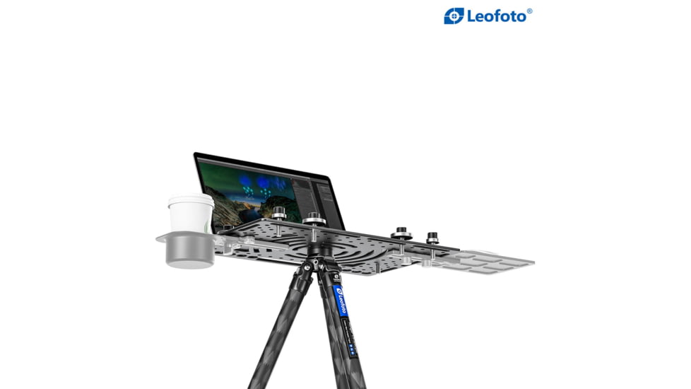 Leofoto LCH-3S Ultimate Laptop Tray, 1/4 and 3/8, Black, LCH-3S