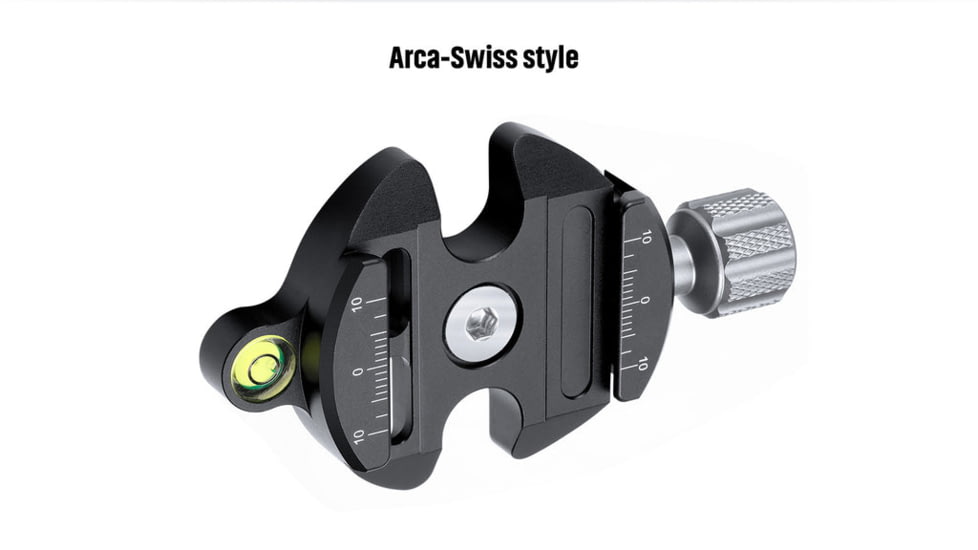 Leofoto LH-30 Low Profile Ball Head &amp; QR Plate. Arca, Black, LH-30