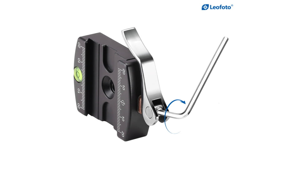 Leofoto LH-30LR Ball Head w/ LR-50 Lever-Release Clamp, Arca, Black, LH-30LR