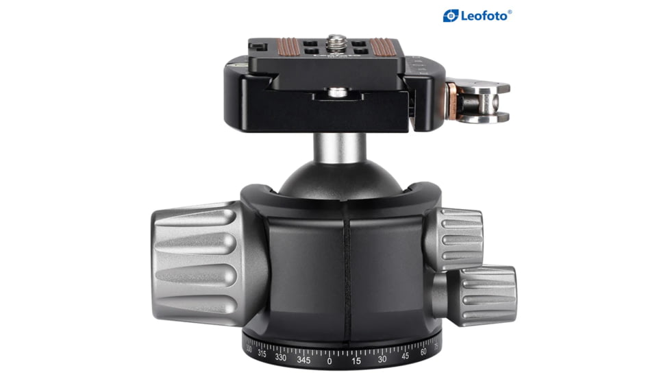 Leofoto LH-40LR Ball Head w/ Lever Release Clamp, Arca, Black, LH-40LR