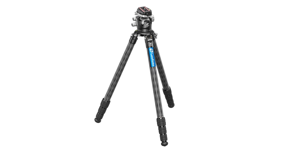 Leofoto LM-324CL&amp;LH-55LR X Version Tripod w/ 75mm Bowl&amp;Platform w/ LH Ballhead Set, Black, LM-324CLX+LH-55LR