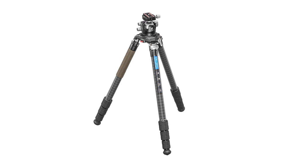 Leofoto LN-364C Heavy Duty Tripod w/ 75mm Bowl/Platform &amp; Bag - Ball Head Kit, Black, LN-364C+LH-55