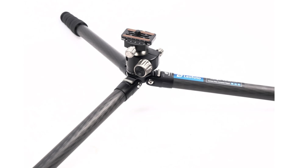 Leofoto LS-324C X Version Ranger Series Tripod / Ballhead Set - LS-324CX/LH-40LR, Black, LS-324CX+LH-40LR