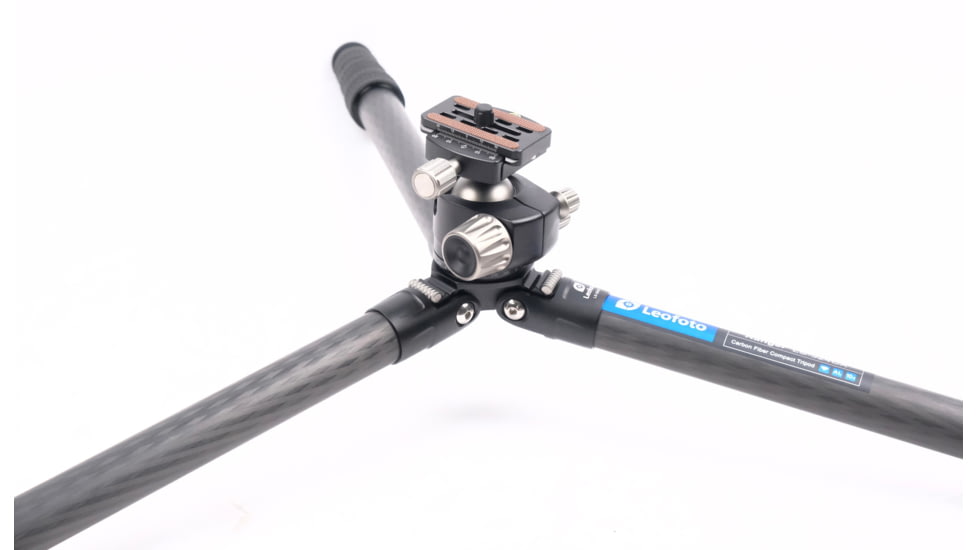 Leofoto LS-324C X Version Ranger Series Tripod / Ballhead Set - LS-324CX/LH-40LR, Black, LS-324CX+LH-40LR