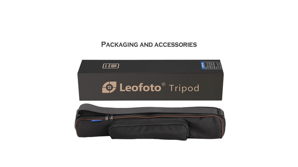 Leofoto LS-324C X Version Ranger Series Tripod / Ballhead Set - LS-324CX/LH-40LR, Black, LS-324CX+LH-40LR