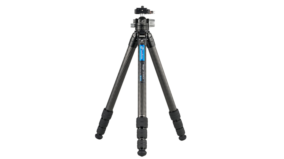 Leofoto LS-324C X Version Ranger Series Tripod / Ballhead Set - LS-324CX/LH-40LR, Black, LS-324CX+LH-40LR