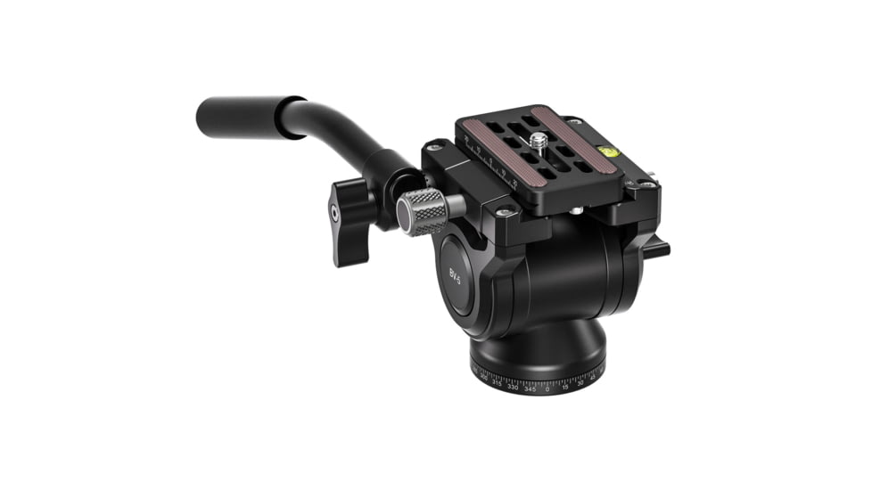 Leofoto LX-254CT/BV-5B Reversible Travel Tripod w/ Bino Fluid Head Kit, Black, LX-254CT+BV-5B