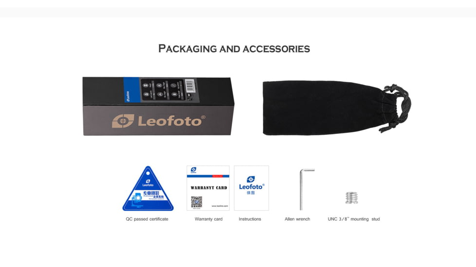 Leofoto MT-02 Aluminum Mini Table Top Tripod w/ Ball Head Kit, Black, MT-02+LH-25