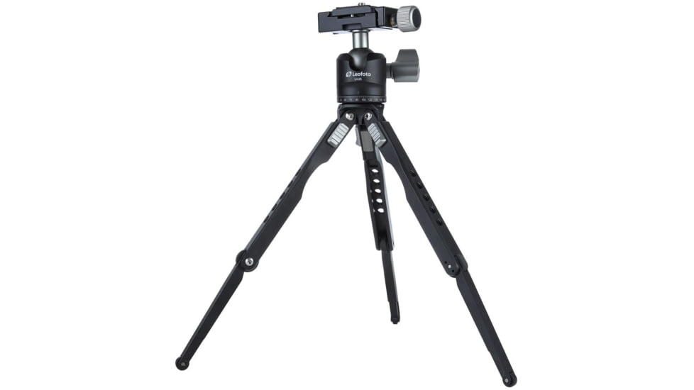Leofoto MT-03/LH-25 Mini Tripod w/ Mini Ball Head Kit and Bag, Black, MT-03+LH-25