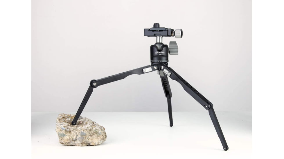 Leofoto MT-03/LH-25 Mini Tripod w/ Mini Ball Head Kit and Bag, Black, MT-03+LH-25