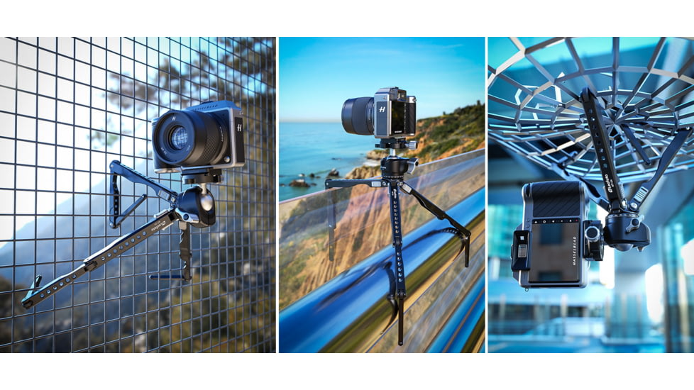 Leofoto MT-04 Folding Aluminum Mini Tripod w/ Bag, Black, MT-04