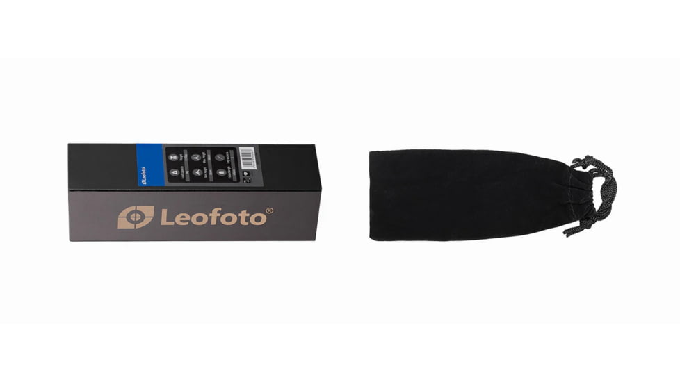 Leofoto MT-04 Folding Aluminum Mini Tripod w/ Bag, Black, MT-04