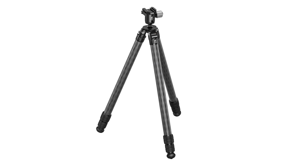 Leofoto SA-363CX/MG-40X Outdoors Tripod w/ Rapid Lock Ballhead, Black, SA-363CX+MG-40X