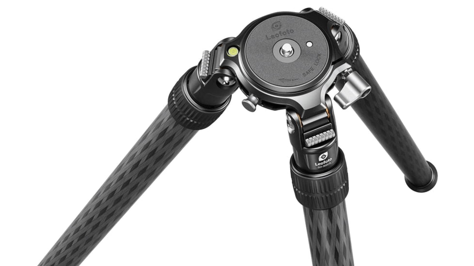 Leofoto SO-362CX Inverted Outdoors Series Carbon Fiber Tripod w/ 75mm Bowl/Platform, Black, SO-362CX