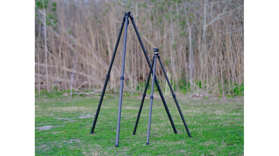 Leofoto SO-362CX Inverted Outdoors Series Carbon Fiber Tripod w/ 75mm Bowl/Platform, Black, SO-362CX