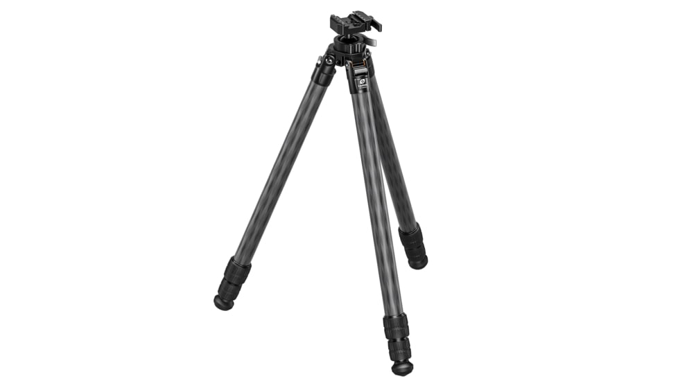 Leofoto ST-323CX Outdoors Tripod w/ Integrated Lever-Control Ballhead&amp;Lever-Release Clamp, Black, ST-323CX