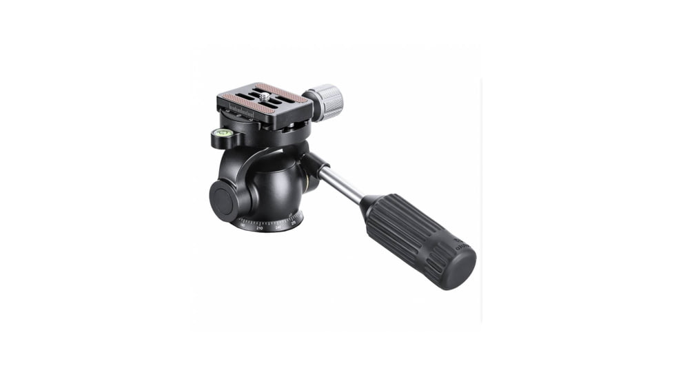 Leofoto SW-01 Mini Fluid Head for Binoculars, Arca Swiss, Black, SW-01