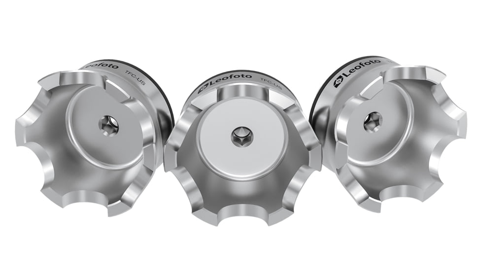 Leofoto TFC-US Tripod Claw Feet 3/8 Thread - Set of 4, Black, TFC-US