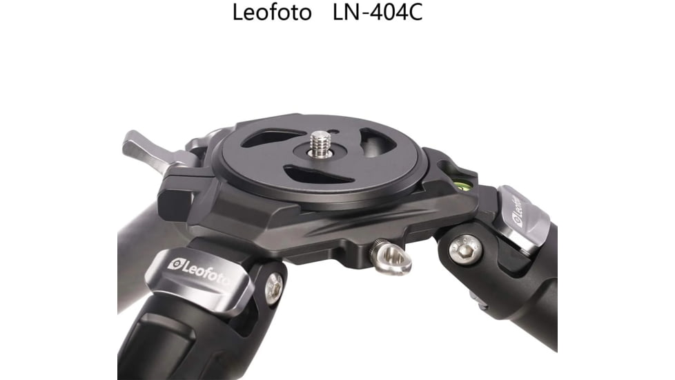 Leofoto TP-75 3/8'' Flat Top Plate Adapter for 75mm Bowl, Black, TP-75