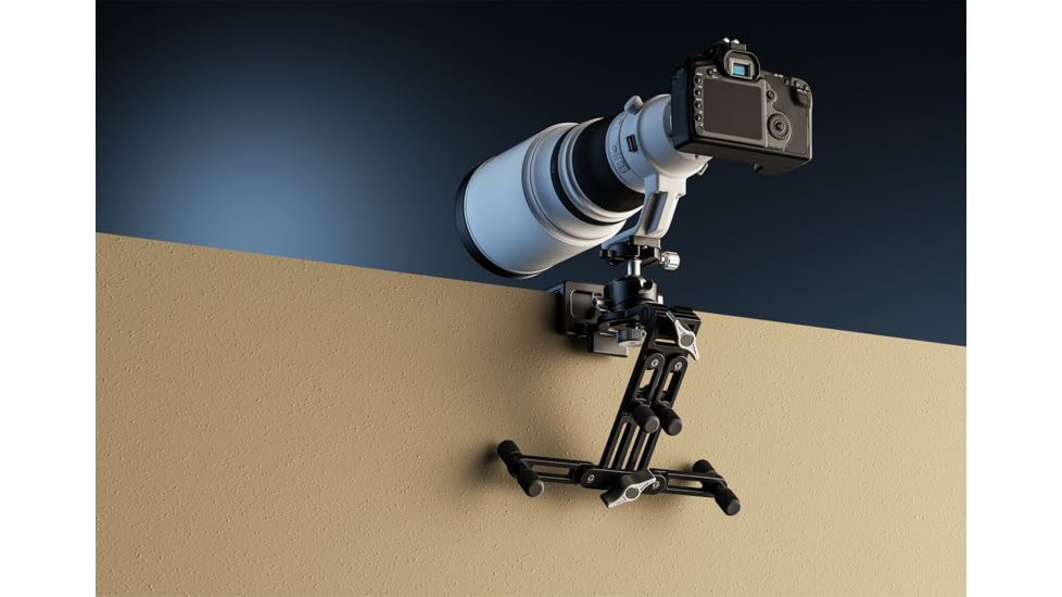 Leofoto WN-02 Multi-Purpose Window Mount for Binoculars/Lens and Camera, Black, WN-02