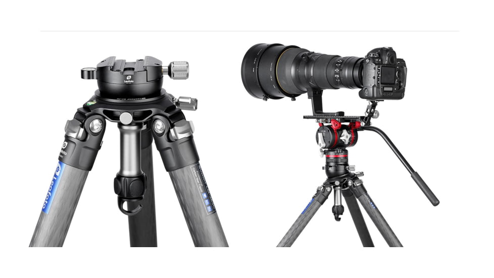 Leofoto YB-75LK Leveling Base w/ Handle for 75mm Bowl , Arca, Black, YB-75LK