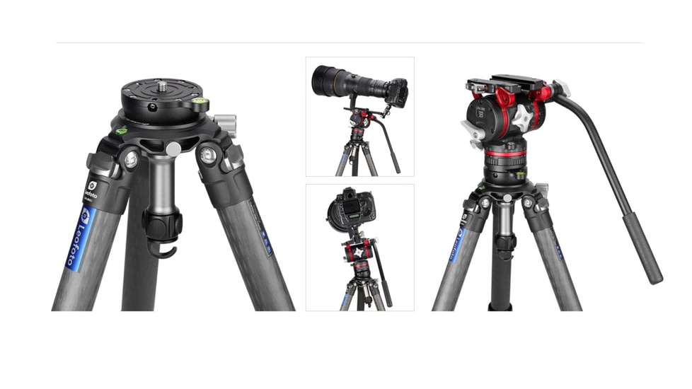 Leofoto YB-75LP Leveling Base w/ Handle for 75mm Bowl - 3/8, Black, YB-75LP