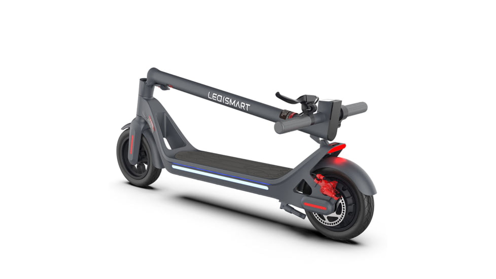 LEQI Smart Electric Scooter, Black, Medium, A8-BLACK
