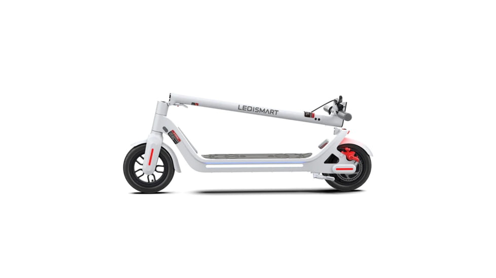 LEQI Smart Electric Scooter, White, Medium, A8-WHITE