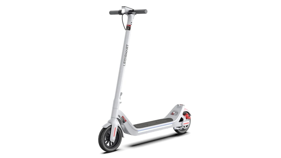 LEQI Smart Electric Scooter, White, Medium, A8-WHITE