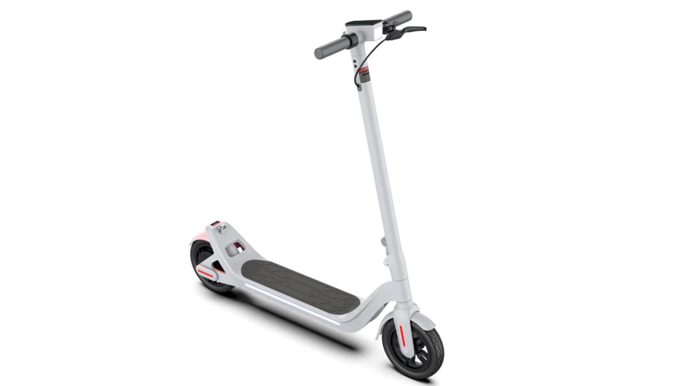 LEQI Smart Electric Scooter, White, Medium, A8-WHITE